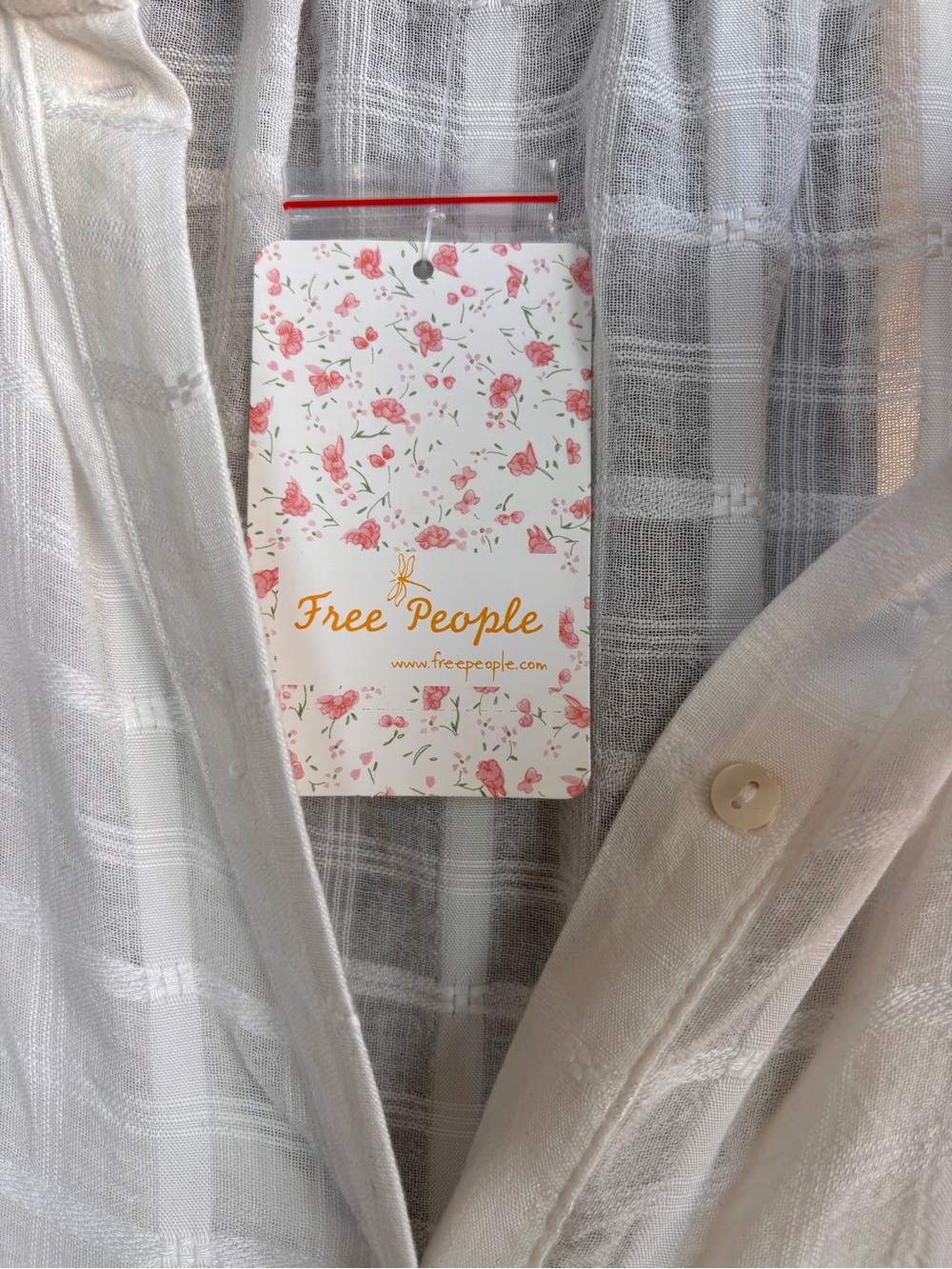 FREE PEOPLE Edie Maxi Dress White NWT Size Large - Picture 12 of 15